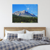 Psalms 121:1-3 canvas afdruk (Insitu (Slaapkamer))