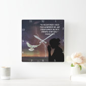 Psalms 138:3    vierkante klok (Huis)