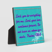 Psalms 138:8 fotoplaat (Voorkant)