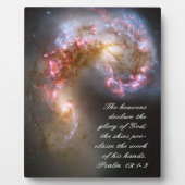 Psalms 19 Inspirerend Fotoplaat (Voorkant)