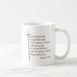 Psalms 23:4 koffiemok