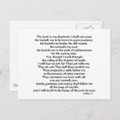 Psalms 23 briefkaart (Voorkant / Achterkant)