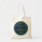 Psalms 23 in het Hebreeuws en het Engels Tote Bag (Voorkant)
