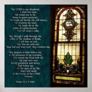 Psalms 23 poster