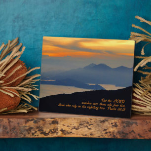 Psalms 33:18 Inspirerend Fotoplaat