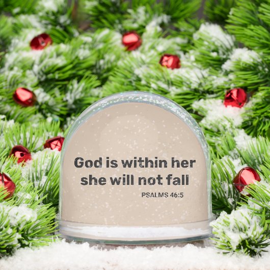 Psalms 46:5 God is within her bible verse (Noël)