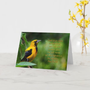 Psalms 55:22 Inspirerend Kaart