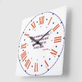 Psalms 71:21 KJV Bijbel Verse II Romeins Numeriek Vierkante Klok (Hoek)