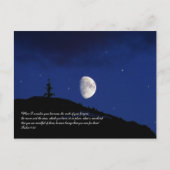 Psalms 8:3,4 Inspirerend voor scripts Briefkaart (Voorkant)