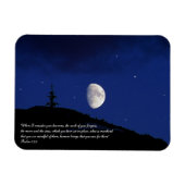 Psalms 8:3,4 Inspirerend voor scripts Magneet (Horizontaal)