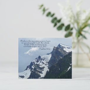 Psalms 90:2 Rocky Mountains Inspirerend Briefkaart