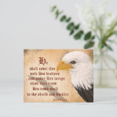 Psalms 91:4 briefkaart (Staand voorkant)