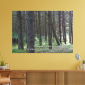 Psalms 96:12 Inspirerend Canvas Afdruk (Insitu (Woonkamer))