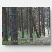 Psalms 96:12 Inspirerend Fotoplaat (Voorkant)