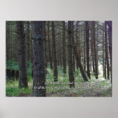 Psalms 96:12 Inspirerend Poster (Voorkant)