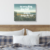 Psalms: Alles wat Hath Breath Phoogt Canvas Afdruk (Insitu (Slaapkamer))