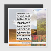 Psalms hoofdstuk 125 VOLGENDE Magnetische Uitnodiging (Voorkant / Achterkant)