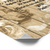 Psalms Je bent een kind van God Floral Poster (Hoek)