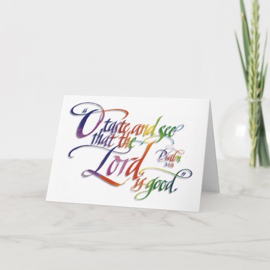 Psalms Kaart (Voorkant)