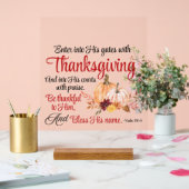 Psaume 100:4 Entre dans ses portes avec Thanksgivi (Mariage)