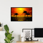 Psaume 113:3 Poster (Bureau à domicile)