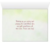 Psaume 118:24 C'est le jour où le Seigneur a fait (Intérieur Horizontal (Bas))