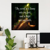 Psaume 119:105 Poster (Bureau à domicile)