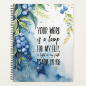 Psaume 119:105 Verse de la Bible chrétienne sur l' (Devant)