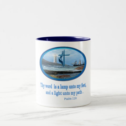 Psaume 119 Two-tone coffee mug (Centre)