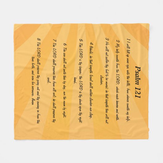 Psaume 121 couverture en toison (Devant (Horizontal))