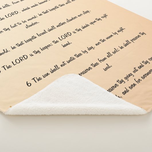 Psaume 121 couverture sherpa (3/4)