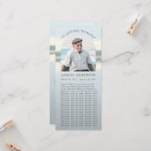 Psaume 121 Misty Lake Sunset Carte photo commémora (Devant/Arrière en situation)