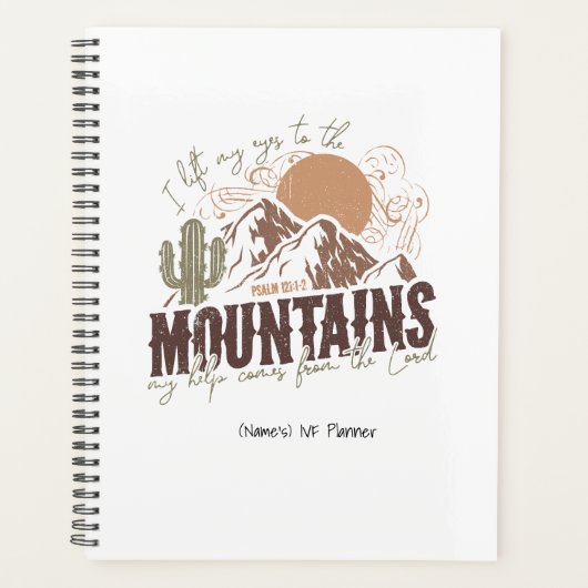 Psaume 123 FIV chrétienne personnalisée / Infertil (Devant)