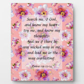 Psaume 139:23-24 Plaque (Devant)