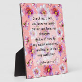 Psaume 139:23-24 Plaque (Côté)