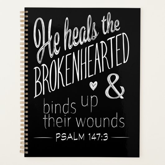 Psaume 147:3 Un message d'espoir et de guérison (Devant)