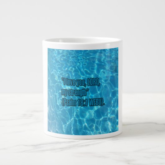 Psaume 18:1 WEBU Mug (Devant)