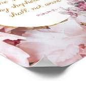 Psaume 23 : 1 - Le Seigneur est mon Poster de Shep (Coin)