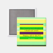 Psaume 23:1 Magnet (Recto/Verso)