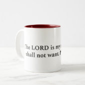 Psaume 23:1, Mug cadeau (Devant gauche)