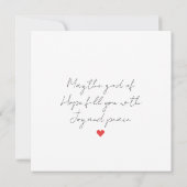 Psaume 23:2 Bible Verse Carte postale (Dos)