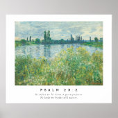 Psaume 23:2 Poster du Verset biblique (Devant)