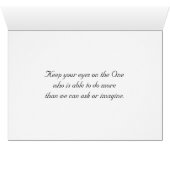 Psaume 23:5 Vous avez oint ma tête avec une carte  (Intérieur Horizontal (Bas))