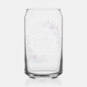 Psaume 23:6 Inspirationnel Bible Verse Floral Viol (Verso)