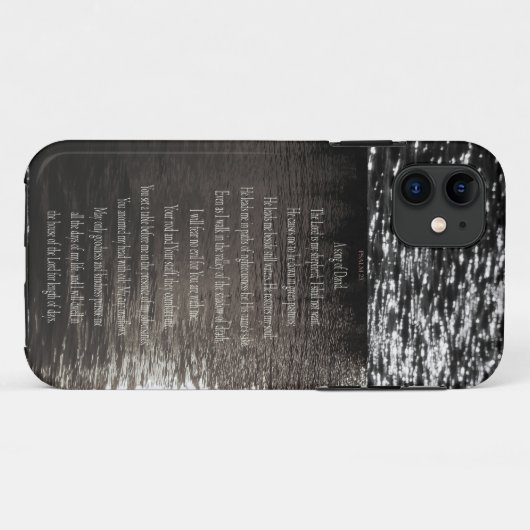 Psaume 23, Chanson de David Still Waters coque iph (Dos (Horizontal))