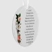 Psaume 23, Chanson pour David, Ornement acrylique  (devant)