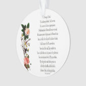 Psaume 23, Chanson pour David, Ornement acrylique  (devant)