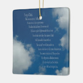 Psaume 23, Ciel Bleu, Ornement Céramique (Gauche)