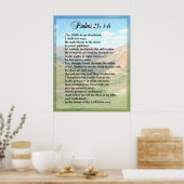 Psaume 23 EMPREINTE POSTER Framable (Cuisine)