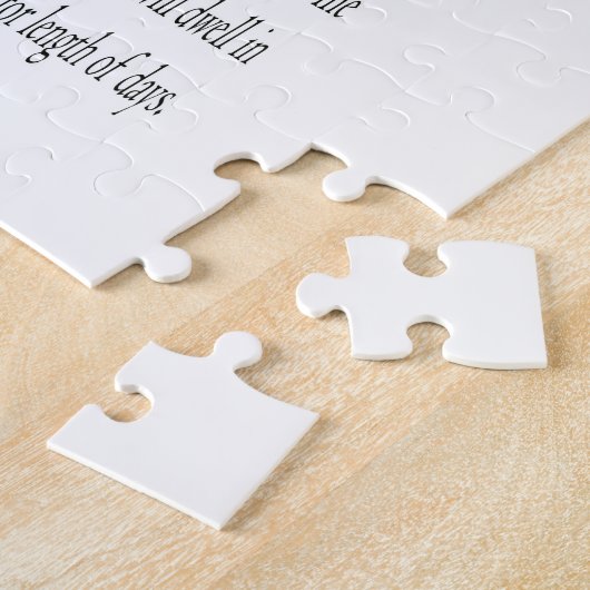 Psaume 23, Fleur Rose, Puzzle difficile (Côté)